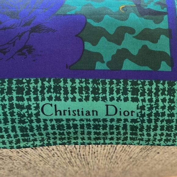 Christian Dior silk scarf - Picture 3 of 6